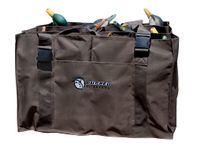 Cupped Waterfowl unisex adult 12 Slot Bag, Camo Hunting with Individual Slots for and Tough Coated M Duck Decoy Bag, Tan, Slot US