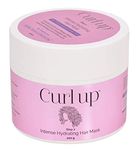 Curl up Intense Hydrating Hair Mask - Deep Conditioner For Curly Hair - Sulphate Paraben & Silicone Free (200 Gram, Fresh)