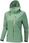 jekewolawang Women's Lightweight Rain Jacket Women's Waterproof Windproof Jacket Women's Hooded Jacket (US, Alpha, 3X-Large, Regular, Regular, olive-green (color))
