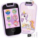 shiningstone Kids Toddler Phone Toys for Girls Age 3-6, MP3 Music Player with Dual Camera, Toys for Girls 3 4 5 6 7 Year Old, Best Christmas Birthday Gifts for Kids (Violet)