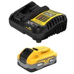 DEWALT Powerstack 20V MAX Battery Starter Kit, Rechargeable, 5Ah (DCBP520C)