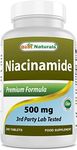 Best Naturals Niacinamide 500 mg 240 Tablets