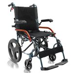 KosmoCare Tranz Dzire Aluminium Folding Wheelchair with Seat Belt