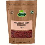 Organic Goji Berries 1kg by Hatton Hill Organic - Free UK Delivery