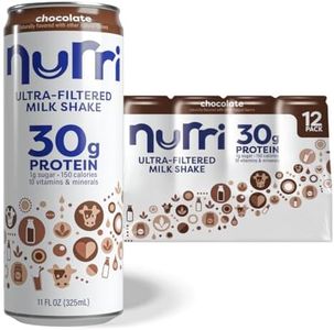 Nurri - 30g Protein Ultra Filtered Milk Shake – Chocolate - Lactose Free, Low Sugar, 150 Calories, 10 Vitamins and Minerals - 11 fl oz, 12 Cans