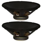 Goldwood Sound, Inc. Stage Subwoofer, Pro 15" Woofers 50oz Magnets 300 Watts Each Replacement 2 Speaker Set (GW-1558-2)