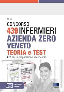 Concorso 439 Infermieri Azienda Zero Veneto - Teoria e Test Kit per la preparazione