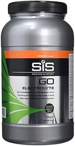 SiS Go Electrolyte, High carbohydrate energy drink powder, with added Electrolytes for Hydration, (Orange Flavour) 32 Serving