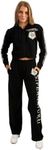 Bioworld Supernatural Adult Zip Up Hoodie and Jogger Set-L Black