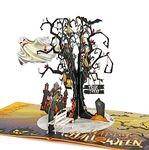 CUTPOPUP Ghost Tree Halloween CardS Pop Up, Trick or Treat, 3D Birthday Greeting Halloween Card US8-45UK1515