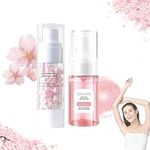 Gluta Brightening Underarm Deodorant Spray & Brightening Cream, Whitening 50X Pearl Capsules Armpit Booster Serum, Intimate Area Skin Lightening Cream, Body Care Exfoliating Gel For Women (A)