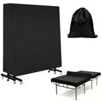 Storystore Table Tennis Cover Waterproof Outdoor, Anti-UV Heavy Duty Oxford Fabric Tear Resistant Ping Pong Table Cover Windproof for Outdoor Indoor, 165cm L x 70cm W x 185cm H