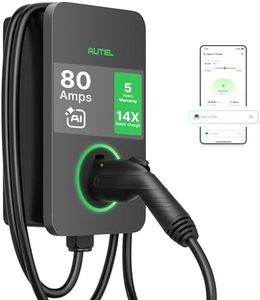 Autel MaxiCharger Level 2 Electric Vehicle (EV) Charger, up to 80 Amp Fast Charging EV Charger Level 2, Integrated Cloud with AI, Indoor/Outdoor Charging Stations J1772, Hardwired