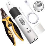 Pet Republique Professional Dog Nail Clippers and Nail Grinder Series- Optional Filer - Suits Pets; Small, Medium, Large Dogs & Cats - Claw & Nails Clippers Grinder Trimmer (Grinder)