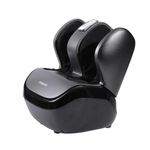 Apollon Shimono uMagic ML500 Luxurious Foot and Calf Massager, foot massager, ABS Vibration Flapping, Air Compression, Carbon fiber heating, foot massager for pain relief, for leg, calf, sole, toes, ankle (Black)