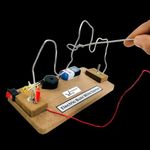 Inventors Wing Touch Free Circuit Completion Challenge Game Kit | Concentration Improvement Game | Suitable for All Ages | Electric Wire Maze Game Kit