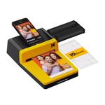 KODAK Dock Era 4x6'' Desktop Photo Printer, 10 Sheets, Docking & Bluetooth Smartphone Printer for iPhone & Android, Instant Color Prints, 4PASS Dye Sublimation