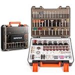 DEPSTECH Rotary Tool Accessories Kit, 420Pcs Accessory Set, 1/8"(3.2mm) Diameter Shanks, High-Performance Universal Kit for Carving, Sanding, Cutting, Drilling, Grinding, Cleaning and Polishing- AT420