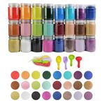 HappyFiller 24 Colors Sand Art Kits,Colored Sand for Arts Crafts,Craft Sand for DIY Drawing,Zen Garden Landscape Decoration,Wedding Ceremony,14 OZ Each Bottle