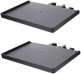 2pcs Sound Card Tray Holder Tray for Instrument Stand Microphone Stand Mic Rack Stand Microphone Holder Abs Sound Card Tray Live Sound Card Tray Abs Microphone Support Sound Holder