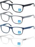 OLOMEE Reading Glasses Men Blue Lig