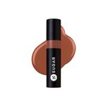 SUGAR Cosmetics Partner In Shine Transferproof Glossy Lipstick | Lasts upto 24hrs | Transferproof & Smudgeproof - 3ml - 14 Sepia Shiraz