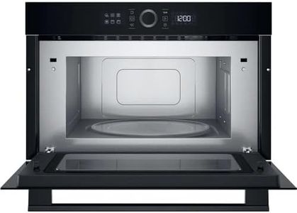 HMD44MBUK Built In Microwave Oven 1000W Integrated Digital Microwave with Auto Cook Programmes, Touch Controls, 31L Capacity & Black Finish