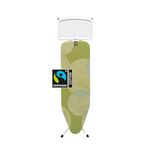 Brabantia Ironing Board, Size B, 49x15 in, 7 Height Options, Solid Steam Unit Rest Holder, Non-Slip Feet, Anti-Collapse Child Locks, Calm Rustle, Cotton & Stainless Steel
