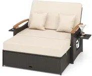 Moccha Outdoor Wicker Daybed, Patio