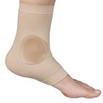 ZenToes Ankle Bone Protection Socks Malleolar Sleeves with Gel Pads for Boots, Skates, Splints, Braces - 1 Pair