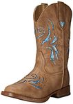 Roper Glitter Breeze Western Boot (Toddler/Little Kid), Tan, 13 M US Little Kid