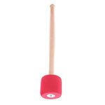 LOOM TREE® Bass Drum Mallet Stick Foam Mallet Percussion With Wood Handle Red