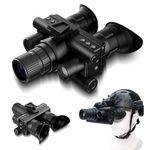 SKIOVEMI Adult Head Mounted Night Vision Glasses/Binoculars Military Tactical Night Vision Monoculars Digital Infrared 4K with 32G Memory Card
