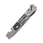 Titanium Pry Bar,Multi-tool,EDC Tool,Versatile Pry Tool,Bottle Opener,Wrench,Ratche screwdriver,Nail puller,Crowbar in One,Compact Versatile Pocket Pry Bar for Everyday Carry