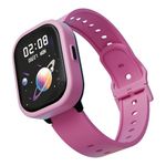 Vibez Smart Watch for Kids – SIM Card, 4G Voice Calling, GPS Location Tracker, Voice Chat, Video Call, Geo-Fencing, SOS Emergency, Health Monitoring Smartwatch & Parental Control (Miracle, Pink)