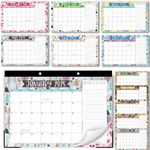 Desk Calendar 2025 - Large Monthly Desk Calendar (11 x 17 Inches) for Home, Office, and Classroom, 18-Month Desk Calendar 2025-2026 with Thick Paper (Doodle)