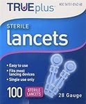 Trueplus Sterile Lancets, 28 Gauge,
