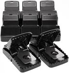 Power Rat Trap - 8 Pack Snap Traps for Indoor & Outdoor Use - Quick Catch, Reusable Rodent & Mouse Control - Safe, Easy-to-Use with Removable Bait Cup, Effective for Mice and Rats