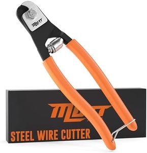 AMERICAN MUTT TOOLS Steel Cable Cutters – Cable Cutters Heavy Duty for Steel Wire Rope Cutter, Bike Cable Cutter | Wire Cutters Heavy Duty, Seal Cutter for Truck Driver, Stainless Steel Wire Cutter