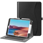 FINTIE Case for iPad 9th / 8th / 7th Generation (2021/2020/2019) 10.2 Inch - [Corner Protection] Multi-Angle Viewing Stand Cover with Pocket & Pencil Holder, Auto Wake Sleep, Black