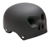 Mongoose Street Hardshell Skull Youth Bike Helmet, Matte Black