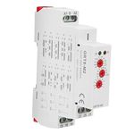 AC 220V GRT8-M2 Delay Time Relay DIN Rail Mount Timer Relay with 10 Functions for Lighting, Motor, Fan Control