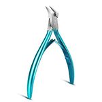 FERYES Toenail Clipper Straight Blade for Ingrown and Thick Nails - Stainless Steel and Sharp Pointed Tip Ingrown Nail Clipper – Wide Jaw Toe Nail Cutter Podiatry Tool…