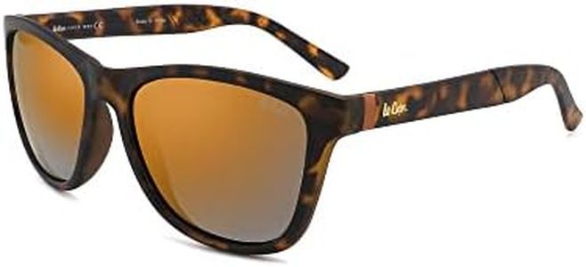 Lee Cooper Rimmed Polarized Square Sunglasses for Smart Men