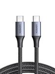 UGREEN 240W USB C to USB C Cable PD 3.1 USB C Cable 48V 5A Fast Charge Nylon Braided USB 2.0 Type C Cord Compatible with MacBook Pro Air, iPhone 15, iPad Pro, Galaxy S23 S22 A54, XPS 13 15, 6ft