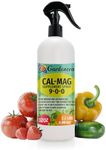 𝐏𝐑𝐄𝐌𝐈𝐔𝐌 Ultra Pure Professional Grade Cal-Mag Fertilizer Spray - 32oz Bottle - High-Grade Calcium, Magnesium & Iron Plant Supplement - Corrects Common Plant Deficiencies (9-0-0 NPK)
