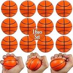 Mini Basketball Stress Balls 16 Pcs