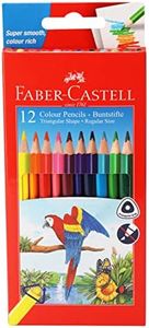Faber-Castell Triangular Colour Pencils - Pack of 1 (Assorted)