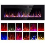 60" Electric Fireplace in-Wall Rece