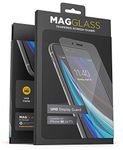 Magglass 2020/2022 iPhone SE Tempered Glass Screen Protector - Anti Bubble UHD Clear Full Coverage Anti-Microbial Display Guard (Case Compatible)